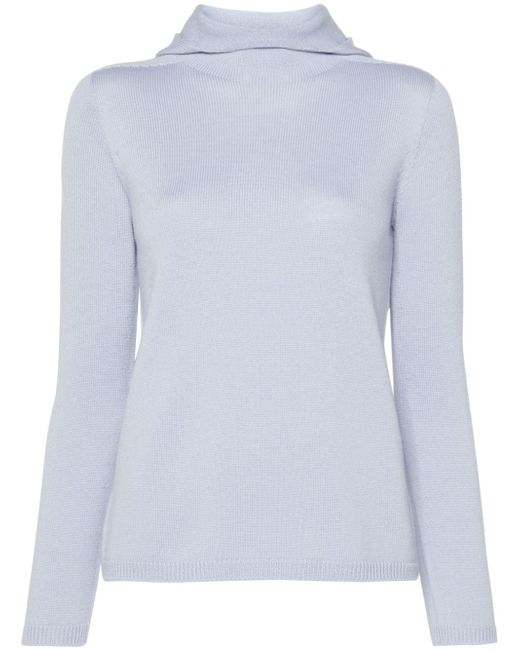 S Max Mara Paprica knitted hoodie