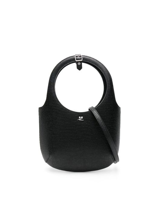 Courrèges Holy Tejus leather tote bag