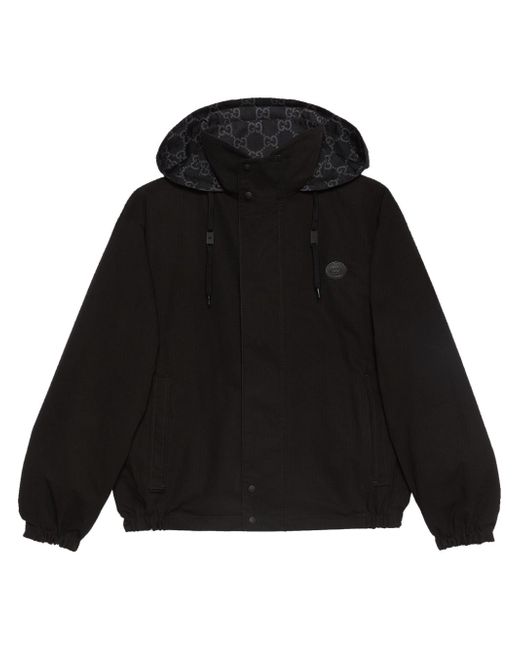 Gucci GG Supreme reversible hooded jacket