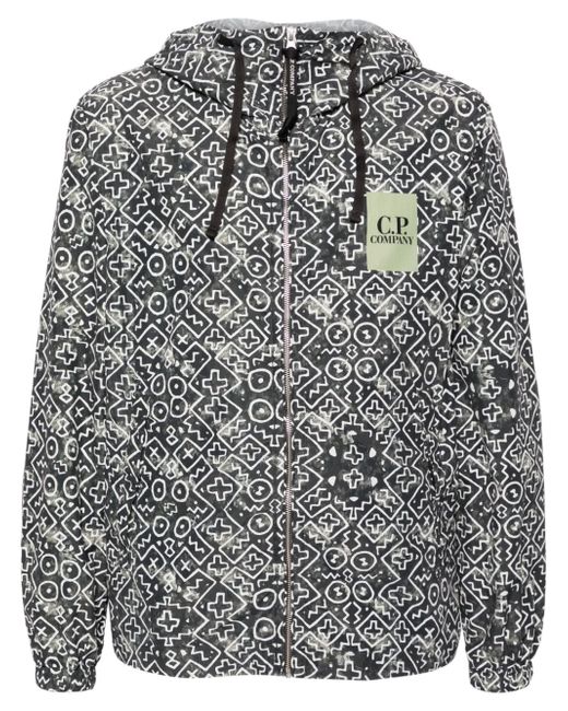 CP Company Inca-print hooded jacket