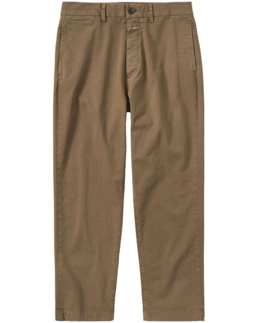 Closed Tacoma tapered cotton trousers