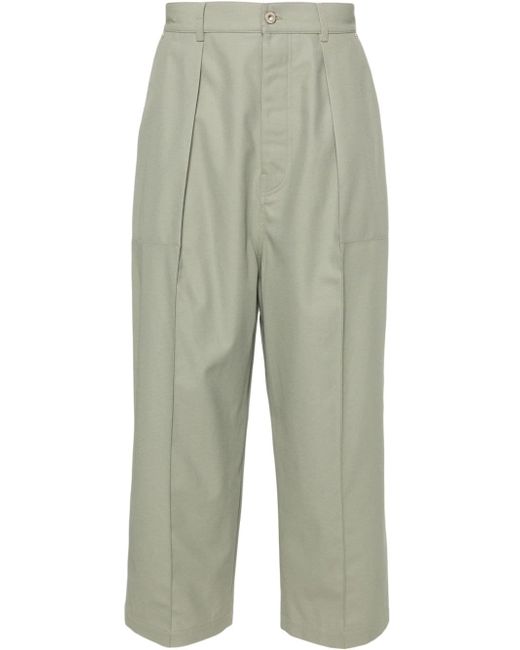 Loewe pleat-detail straight-leg trousers