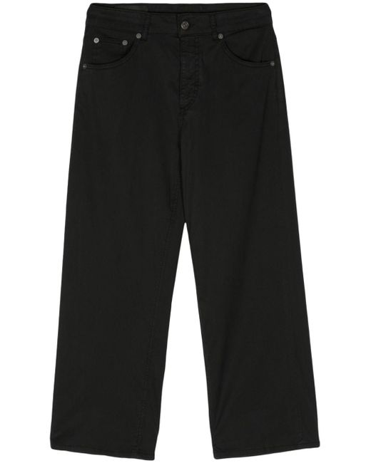 Dondup mid-rise straight-leg trousers
