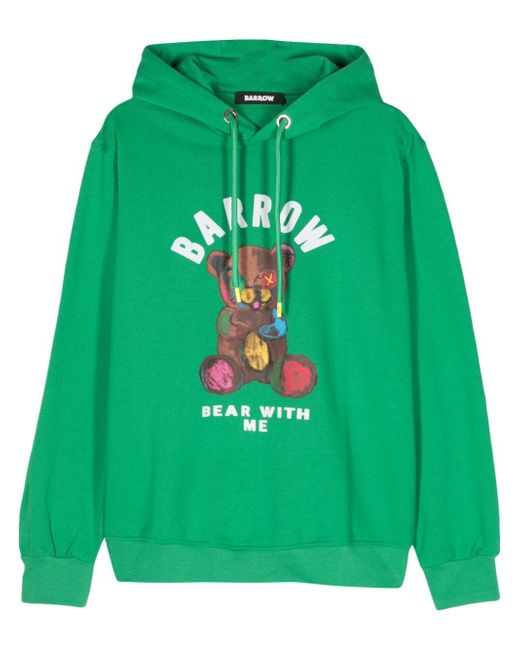 Barrow logo-print hoodie