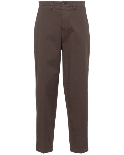Briglia 1949 cotton tapered-leg trousers