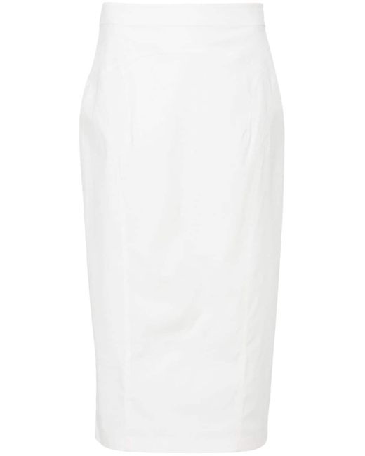 N.21 panelled midi skirt