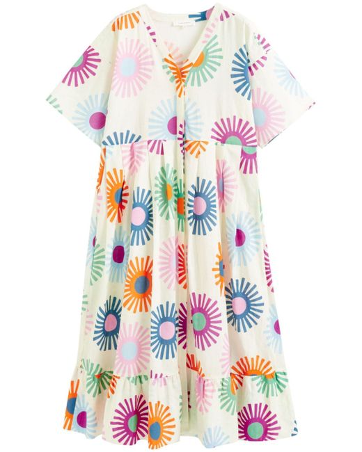 Chinti And Parker Soleil floral-print dress