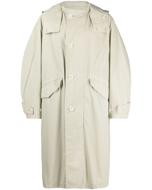 Lemaire Boxy hooded parka coat