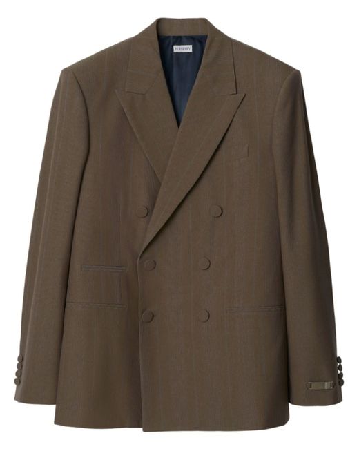 Burberry peak-lapel wool blazer