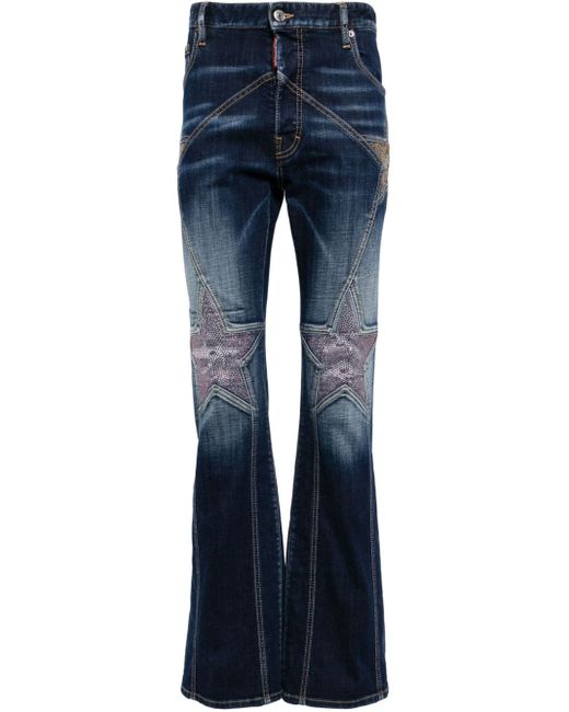 Dsquared2 Super Star rhinestone-embellished jeans