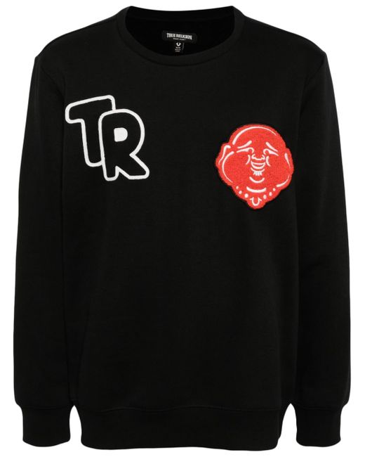 True Religion patch-detail cotton sweatshirt