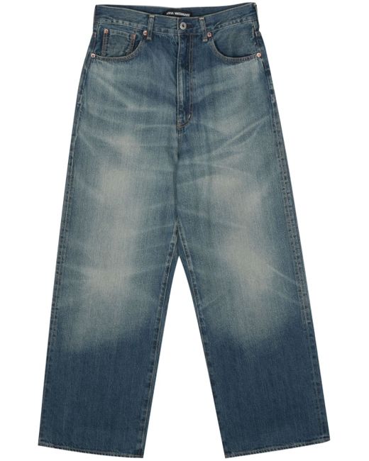 Junya Watanabe stonewashed straight jeans