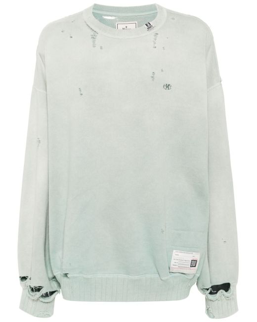 Maison Mihara Yasuhiro faded-effect sweatshirt