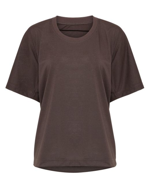 Pleats Please By Issey Miyake draped detailing t-shirt