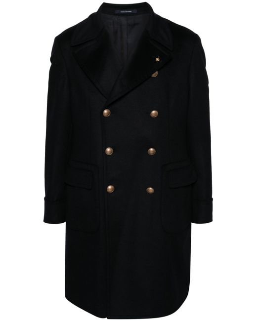 Tagliatore double-breasted wool coat