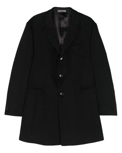 Corneliani single-breasted cashmere coat