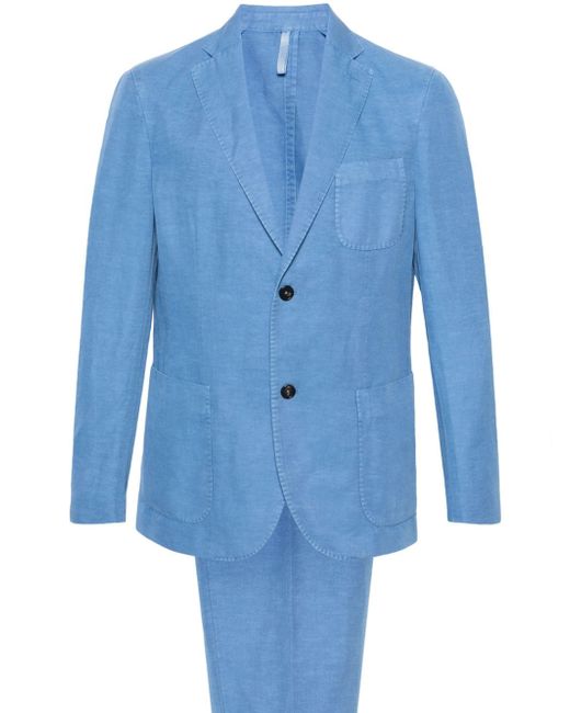 Incotex single-breasted linen blend suit