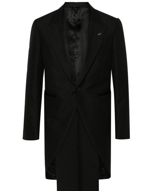 Fendi single-breasted tailcoat suit