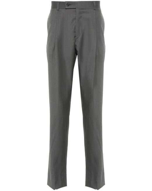 Caruso pleat-detail wool trousers