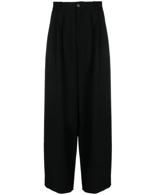 The Row pleated wide-leg wool trousers
