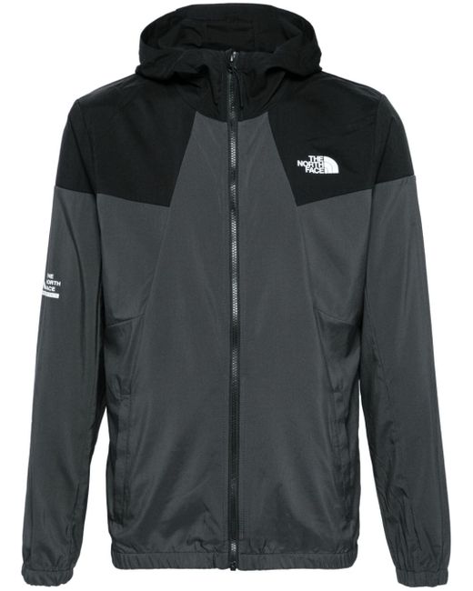 The North Face logo-print wind track hoodie