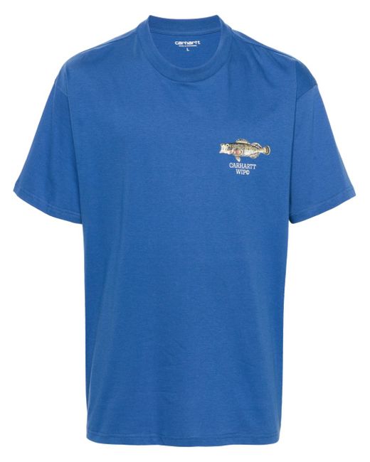 Carhartt Wip Fish-print cotton T-shirt