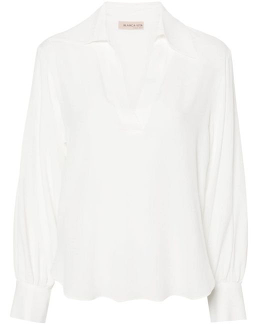 Blanca Vita Benjamin silk blouse