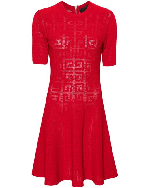 Givenchy 4G-jacquard knitted dress