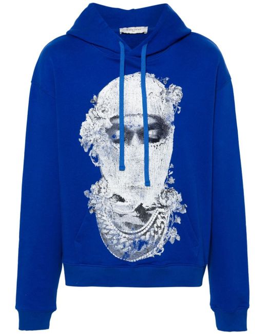 Ih Nom Uh Nit Mask Roses-print hoodie