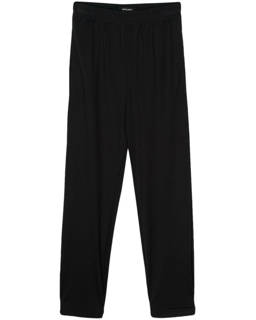 Styland jersey tapered trousers