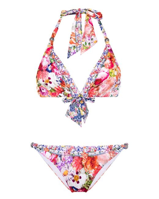 Camilla Dutch Is Life floral-print bikini