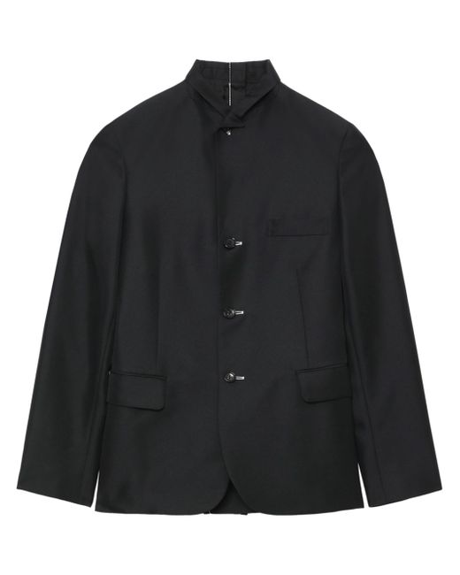 Comme Des Garcons Black layered single-breasted blazer