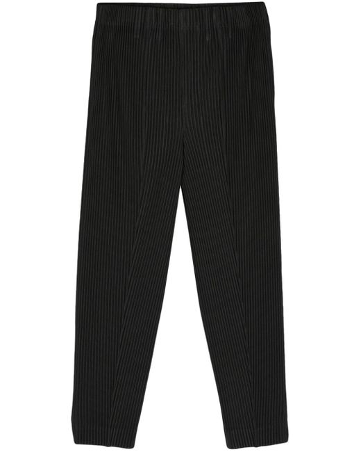 Homme Pliss Issey Miyake plissé cropped trousers