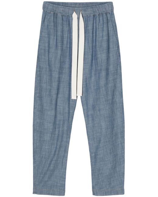 Semicouture chambray trousers