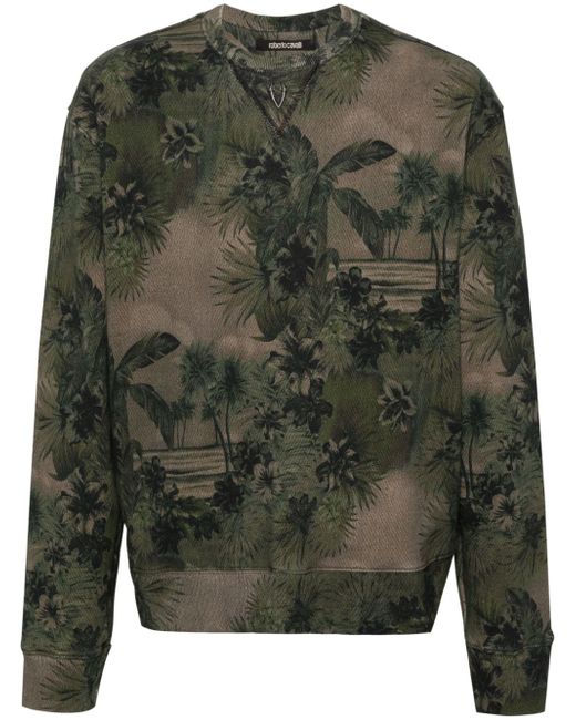 Roberto Cavalli Hawaii-print sweatshirt