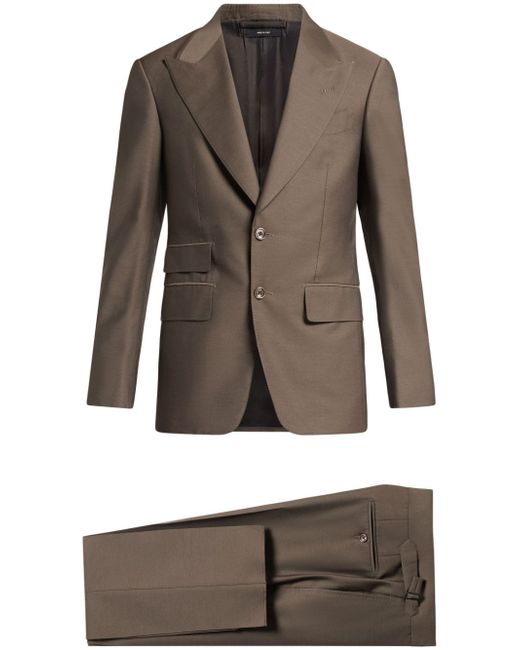 Tom Ford single-breasted straight-leg suit