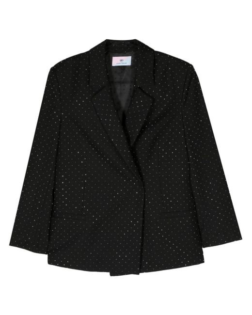 Chiara Ferragni rhinestone-embellished double-breasted blazer