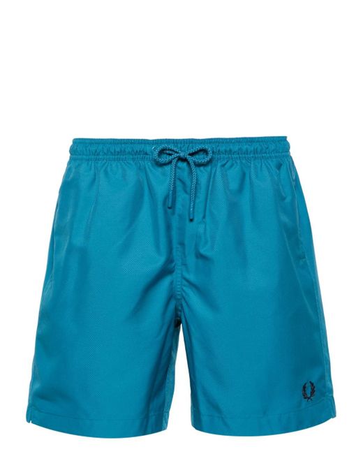 Fred Perry mid-rise swim shorts