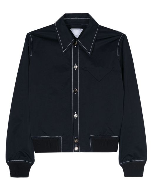 Bottega Veneta contrast-stitching bomber jacket