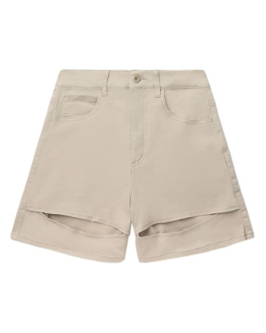 Izzue cotton-blend shorts