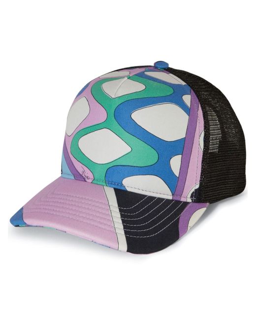 Pucci Vivara-print panelled cap