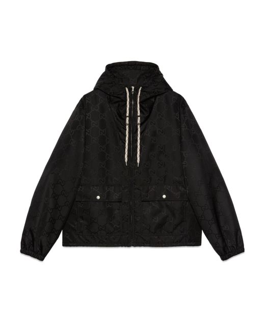 Gucci GG-jacquard hooded jacket