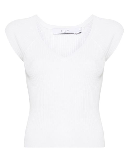 Iro Theanne ribbed-knit top