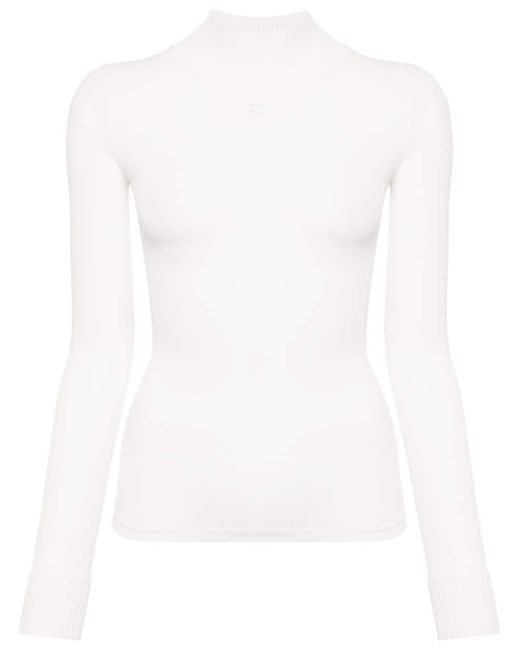 Courrèges Reedition Second Skin mesh top