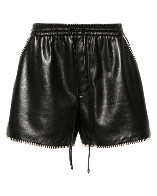 Nanushka Okobor faux-leather shorts