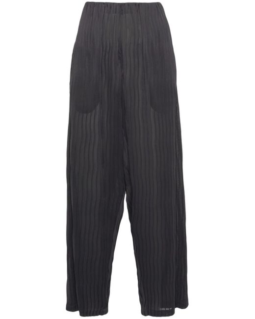 Giorgio Armani high-waist pleated tapered trousers