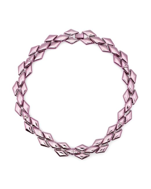 Patrizia Pepe metallic chain-link necklace