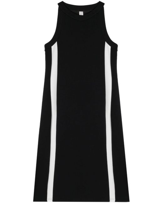 Spanx stripe-detail round-neck dress