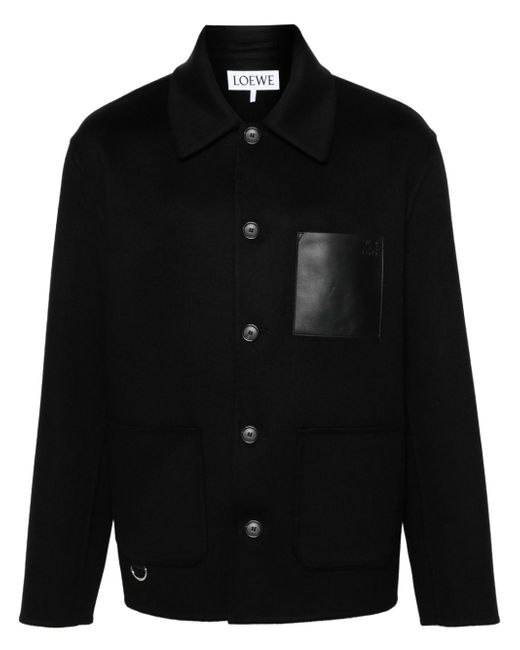 Loewe Anagram-embossed shirt jacket
