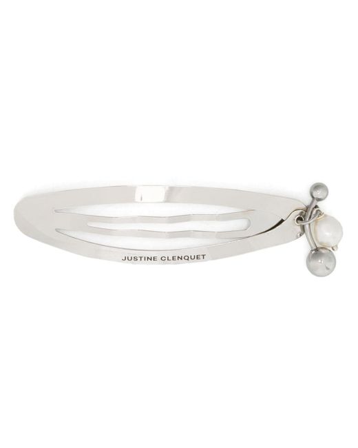 Justine Clenquet Andrew pearl-detailed hair clip